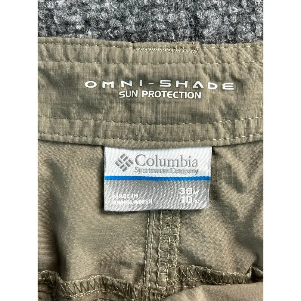 Columbia Omni-Shade Men's Cargo Shorts Size 38 10
